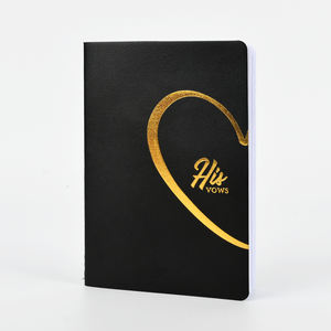 Couverture en cuir personnalisée imprimée de timbres dorés, <span class=keywords><strong>livre</strong></span> de vœux de <span class=keywords><strong>mariage</strong></span>, carnet de notes, livret de vœux de la mariée et du marié pour les cadeaux de <span class=keywords><strong>mariage</strong></span> - Product Image 2