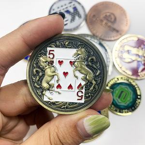 Produsen Koin Enamel Suvenir Ukiran Kuningan Paduan Seng 3D Logo Kustom Personalisasi Koin Tantangan - Product Image 3