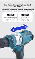 Perceuse électrique sans fil Fengli 1800W multifonction à batterie variable, idéale pour l'industrie et le bricolage domestique – Meilleure vente