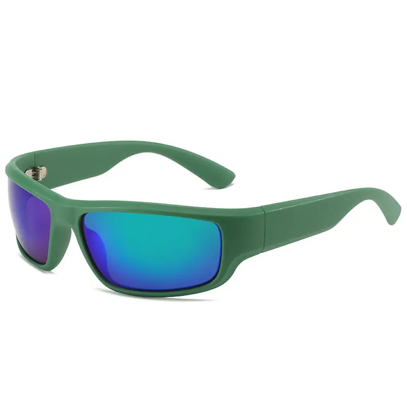Kunden spezifische neue Sport Sonnenbrille neutrale Retro quadratische Rahmen Brille Herren bunte Mode Sonnenbrille Damen Fahrrad brille