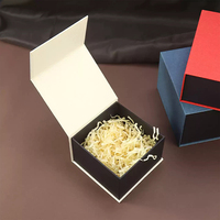 Caja de Regalo de Joyería de Lujo Personalizada de Alta Gama, Diseño en Forma de Libro con Cierre Magnético Ecológico e Impresión UV Rígida para Uso Comercial