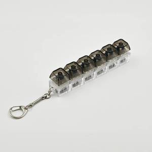 Llavero con <span class=keywords><strong>Teclado</strong></span> Fidget, <span class=keywords><strong>Mini</strong></span> Botón Mecánico, Juguete Antiestrés Portátil - Personalizable - Product Image 6