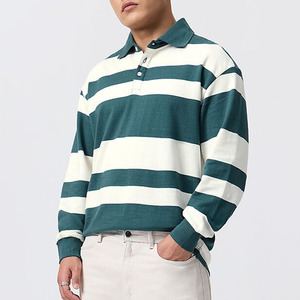 High Quality Custom Printed Rugby for <b>Shirt</b> 100% Cotton Breathable Quick Dry Sportswear Uniform Professional Reasonable Price - Product Image 2