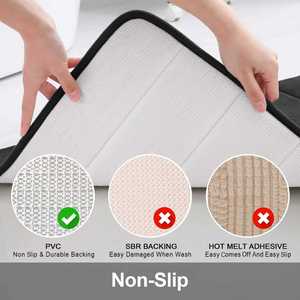 Alfombra de Baño Super Absorbente Antideslizante, Alfombra de Espuma Viscoelástica Suave para Decoración del Hogar, Dormitorio y Baño - Product Image 2