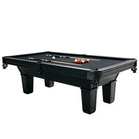 Mesa de Billar Profesional Personalizada, Pizarra de 25 mm, Marco de Madera Maciza, Tela de Lana Plegable de Goma, para Bar, Club, Hotel, Sala de Juegos TP-Z929