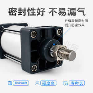 กระบอกสูบไฮดรอลิกแบบปรับระยะชักได้ รุ่น Scj63 50 30 S ตัวเรือนเหล็ก - Product Image 5