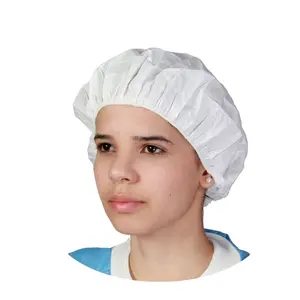 Cheap And High Quality Nonwoven Head Protective Bouffant Disposable Mop Caps For Worker