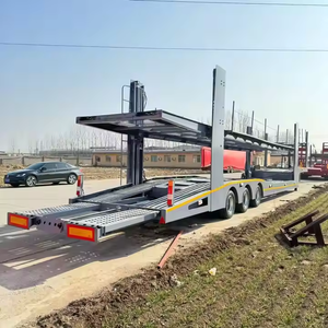 3 Essieu Voiture Transporteur Remorque Camion Voiture 6 8 10 Unités Voiture Transport Remorque Style Européen à Vendre en Russie - Product Image 6