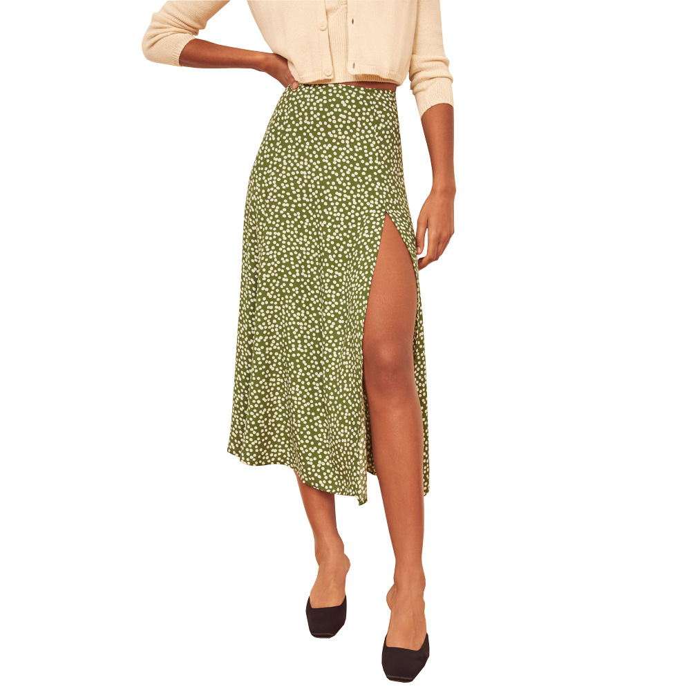mid length leopard skirts bulk