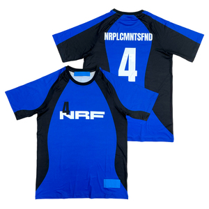 Vente en gros d'usine, maillots de football à manches courtes respirants et à séchage rapide, t-shirts de football américain - 100% polyester, unisexe - Product Image 1