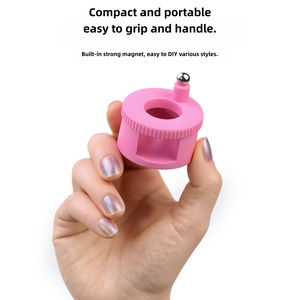 360 °   Outil magnétique rotatif pour nail art œil de chat - Bâtonnet magnétique professionnel œil de chat avec perles de verre et forte force magnétique - Product Image 4