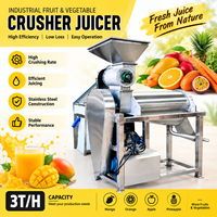 1. Industriële schroefpers voor fruitverwerking, 3T/H automatische fruitvermaler en -sapcentrifuge voor fruitverwerkingslijnen