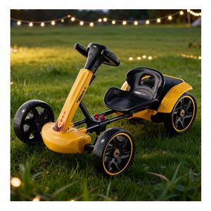 Premium Electric Children's Ride-On Car Double Drive Music LED Lights 6V4.5 Battery <b>Plastic</b> Construction MP3 Player 2 4 Years 4 - Product Image 1