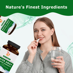 Capsules Water Away à Marque Blanche avec Vinaigre de Cidre de Pomme et Poudre de Soja, Compléments Alimentaires en Capsules, Favorise l'Équilibre Hydrique - Product Image 2