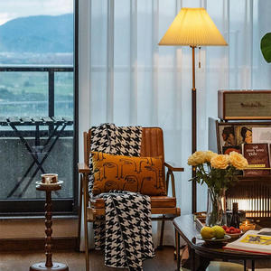 Lámpara de Pie de Ambiente Plegable de Estilo Nórdico Retro, Lámpara de Mesa de Pie Minimalista de Lujo para Sala de Estar, Dormitorio, Sofá Cálido, Decorativa - Product Image 2