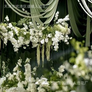 ช่อดอกไม้ประดิษฐ์ Jinxi สำหรับงานแต่งงาน ดอกไม้ผ้าไหม ตกแต่งสมจริงสำหรับงานแต่งงาน ถ่ายภาพกลางแจ้ง และตกแต่งบ้าน - Product Image 1