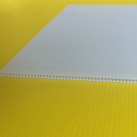 Plaque en PP ondulé JinMai JM-Corrugated de 4 mm d'épaisseur, taille personnalisée, blanc, certifiée ISO9001, écologique, haute résistance, imperméable, super légère
