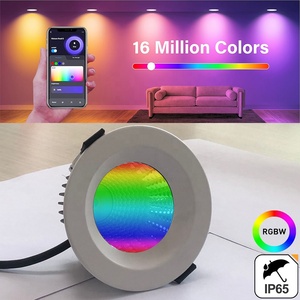 Benory IP65 Downlight 12W 24V DALI PWM 0-10V DMX Rgbw <span class=keywords><strong>Spot</strong></span> de plafond encastré Ra95 Tunable White KNX Loxone Smart LED Downlights - Product Image 4