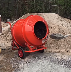 Máy trộn xi măng cầm tay dễ vận hành, động cơ điện, máy trộn bê tông dễ vận hành - Product Image 3