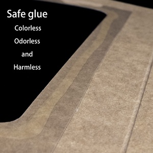 XJH Boîtes à gâteaux en papier portable <span class=keywords><strong>Jello</strong></span> blanc à 3 niveaux avec fenêtre 12x12x5 Design Prix raisonnable Boîte à gâteaux de mariage - Product Image 4