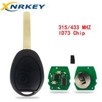 XNRKEY – clé télécommande à 2 boutons, 315/433Mhz, puce ID73, pour BMW Mini Cooper S R50 R53 2002-2005, contrôle Aoto Fob