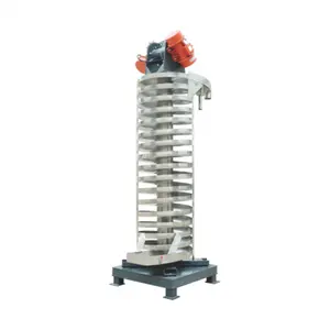 Vertical spiral vibration elevator rubber particle elevator cooling and cooling machine