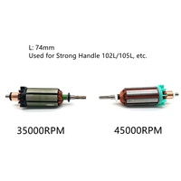 6 Type 35K 45K fort 210 204 90 102L 105L stylo perceuse pièce à main moteur Rotor électrique manucure ongles perceuse accessoires