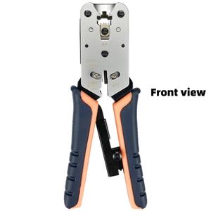 <span class=keywords><strong>Pince</strong></span> à fil en alliage de zinc à tête en cristal 8P, coupe, dénudage et pressage de fil sans effort, à usage unique - Product Image 5