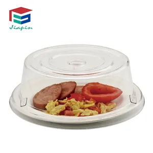 Hot selling food cover plastic stackable round plate cover with high quality