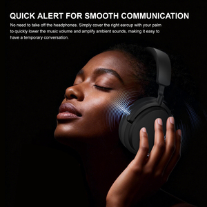 <span class=keywords><strong>Casque</strong></span> circum-auriculaire ANC ODM Qualcomm 5.4 en métal, autonomie 125H, étanche IPX5, faible latence Apt-X HD pour le sport et le gaming - Product Image 3