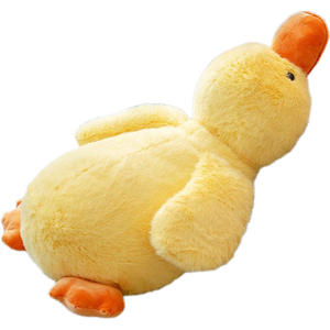 Lindo gran pato <span class=keywords><strong>amarillo</strong></span> almohada de felpa edredón esponjoso con relleno de algodón PP para el regalo de cumpleaños de las niñas - Product Image 5
