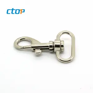 Bán Buôn Chất Lượng Cao Phụ Kiện Túi Kim Loại Xoay Snap Hooks Thời Trang Dog Hook Cho Túi Xách