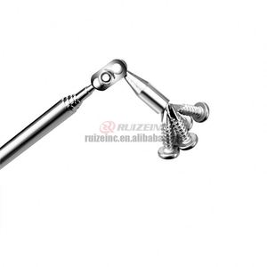 Outil de ramassage magnétique rétractable 1,5 lb, 5 sections, pliable, en forme de stylo, aimant puissant, pour réparation automobile, outil à main - Product Image 2