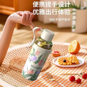 Insulated Water Bottle For Women Large Capacity Cold Brew Cup Travel Stainless Steel Tumbler With Lid And Handle - Product Image 3