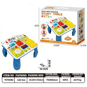 Tablero de Actividades Montessori y Mesa de Actividades: Juguete de Aprendizaje para Bebés de Plástico con Luces, Música y Funciones <span class=keywords><strong>a</strong></span> Pilas - Product Image 5