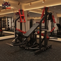 Machine de presse pectorale inclinée à charge libre, bras indépendants, équipement de gym commercial pour l'entraînement de force des pectoraux supérieurs sur banc