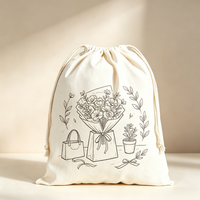 Sac à cordon en toile épaisse de fabrication chinoise, design simple et amusant, écologique, avec logo personnalisé imprimé, pochette cadeau pour usage quotidien