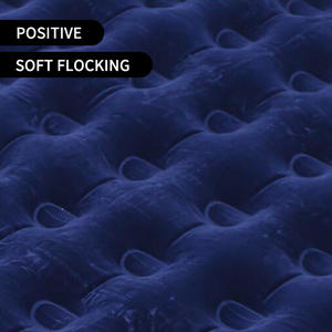 Colchón de cama de aire inflable, forma de almacenamiento simple, color personalizable, inflador gratis - Product Image 2