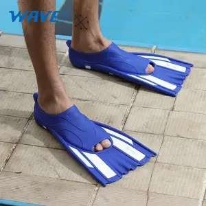 Vague offre spéciale entraînement professionnel en silicone sports aquatiques ailerons de natation haute élasticité flexible TPR plongée sous-marine