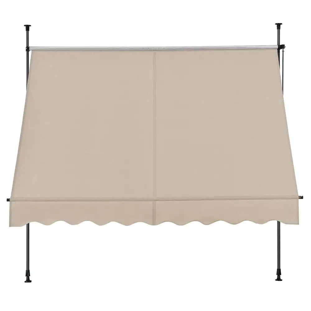 Toldo para Patio, impermeable, UV, protección contra la lluvia, puerta retráctil Manual, ventana, dosel para Patio, balcón, jardín