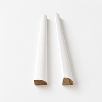 Moulure en pin demi-cercle pour bordure de sol