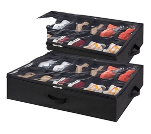 Collapsible <b>Shoes</b> <b>Storage</b> Box, Convenient Dustproof <b>Shoe</b> Organizer for Closet Entryway - Product Image 1