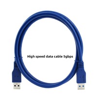Cable de Datos USB 3.0 Macho a Macho de Doble Cabeza con Conductor de Cobre para Transferencia de Datos en Computadoras Personales y Teléfonos Móviles