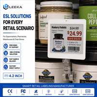 LEEKA ESL, Compatible con OEM y ODM, Fácil Instalación, Etiqueta Electrónica de Precio Digital con Tinta Electrónica para Hipermercados