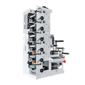 Verkauf Druckmaschine hochwertig Raloyal 6 Farben vertikaler flexographischer Druck Hersteller für Etikett