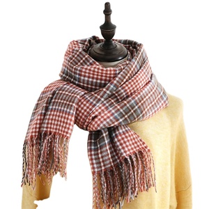 Jingmi OEM Hiver Chaud Gland Plaid Écharpe Femmes Cachemire Châle Style Traditionnel <span class=keywords><strong>Chal</strong></span> Na Kar - Product Image 6