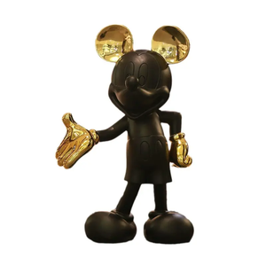 Escultura de <span class=keywords><strong>Mickey</strong></span> para Decoración del Hogar, Estatuas de <span class=keywords><strong>Mickey</strong></span> <span class=keywords><strong>Mouse</strong></span> de Fibra de Vidrio de Tamaño Real, Escultura de <span class=keywords><strong>Mickey</strong></span> Pintada - Product Image 1