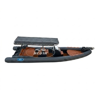Bateau de transport de passagers certifié CE Hedia, bateau de patrouille rigide de 32 pieds, bateau pneumatique de luxe à coque en aluminium, bateau sportif à grande vitesse, 960