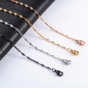 สร้อยข้อมือสแตนเลสสตีลลายโซ่แบบนูนลายแสงแดด กว้าง 2.5 มม. สำหรับผู้หญิง สาวๆ  ใช้เป็นสร้อยข้อเท้าหรือเครื่องประดับ - Product Image 5
