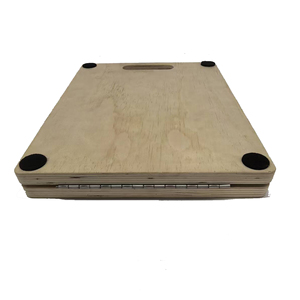 Skyhope-D Planche d'équilibre en bois pour la salle de sport, la remise en forme, l'exercice à domicile, le <span class=keywords><strong>yoga</strong></span>, le Pilates, blocs de squat, planche inclinée réglable antidérapante - Product Image 3